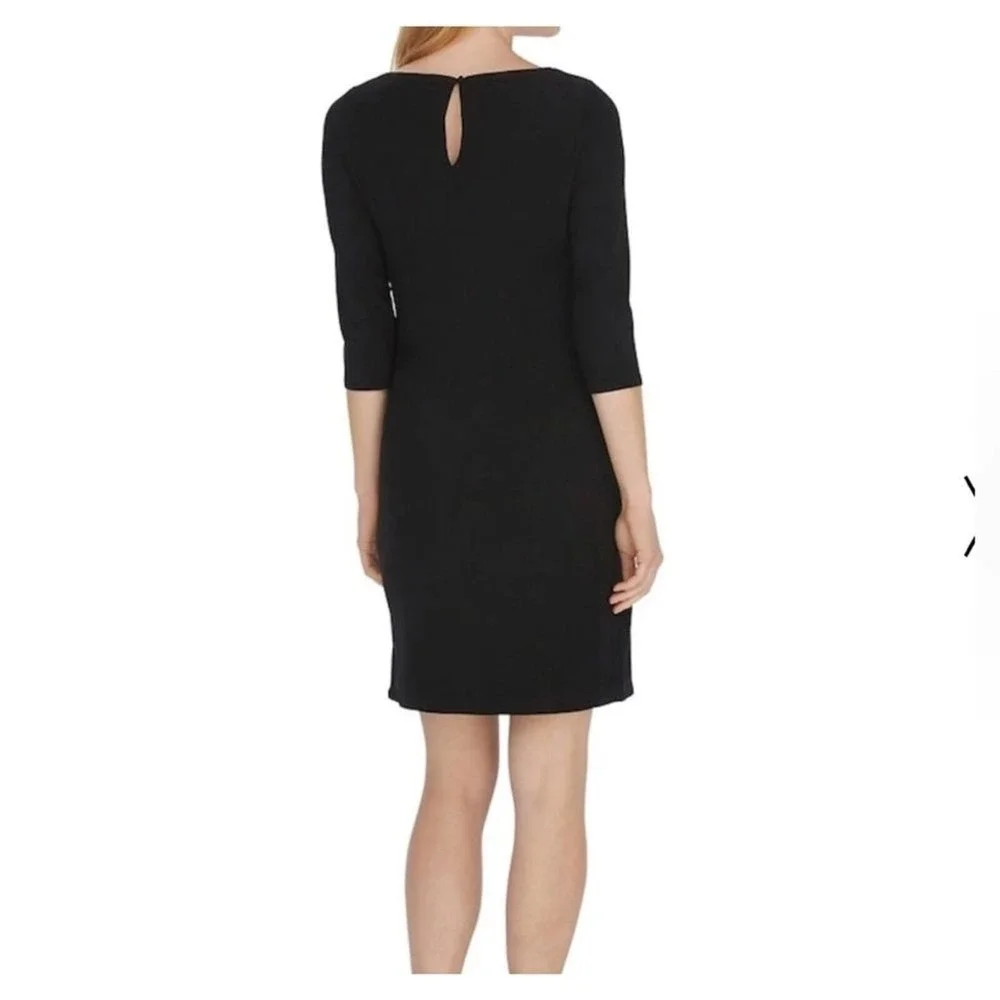 White House black market- Black mini dress with some‎ bedazzled detailing SizeXS